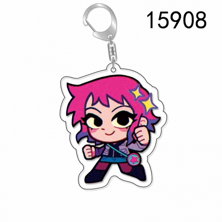 Scott Pilgrim vs. the World Anime Acrylic Keychain Charm price for 5 pcs