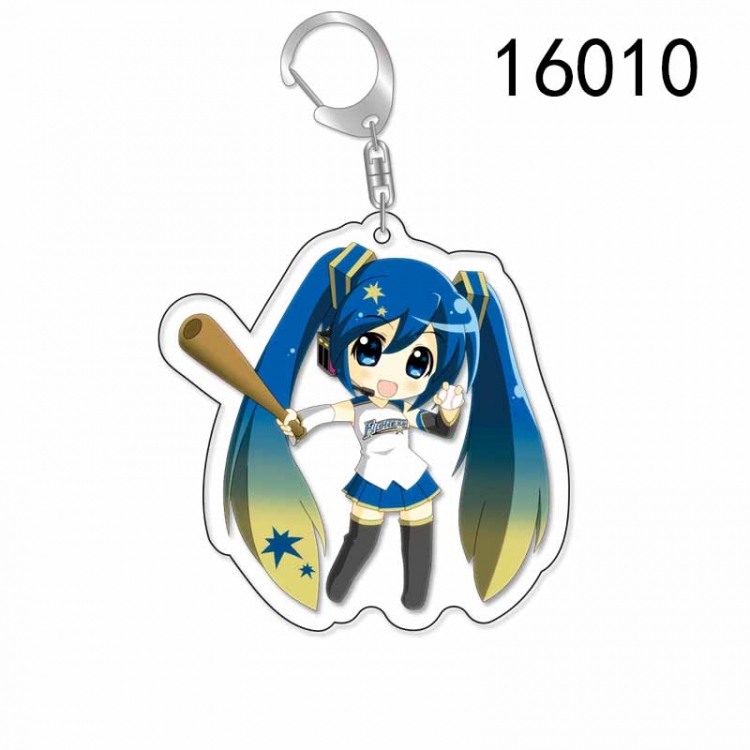 Hatsune Miku Anime Acrylic Keychain Charm price for 5 pcs 16010
