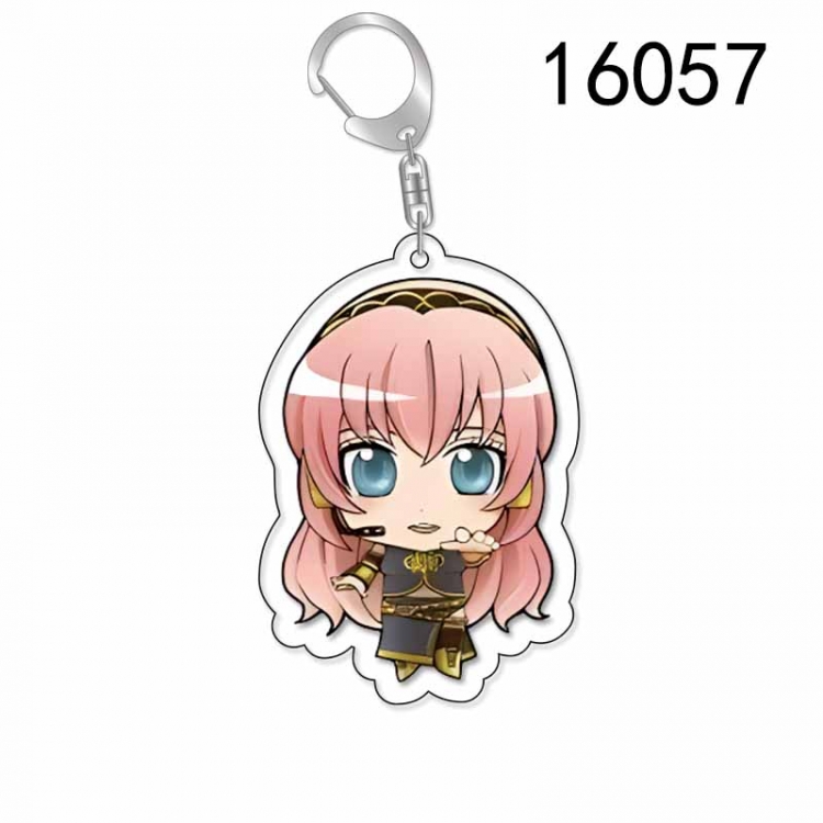 Hatsune Miku Anime Acrylic Keychain Charm price for 5 pcs 16057