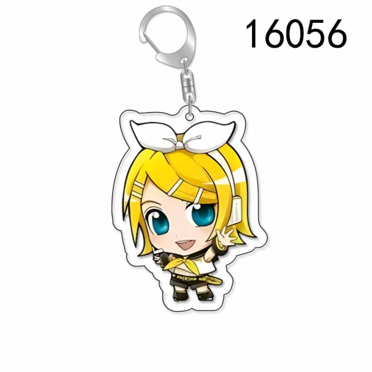 Hatsune Miku Anime Acrylic Keychain Charm price for 5 pcs 16056