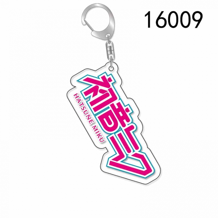 Hatsune Miku Anime Acrylic Keychain Charm price for 5 pcs 16009