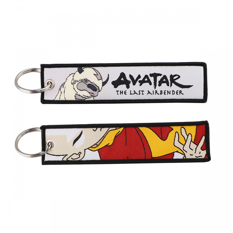 Avatar of Descent Double sided color woven label keychain with thickened hanging rope 13x3cm 10G price for 5 pcs