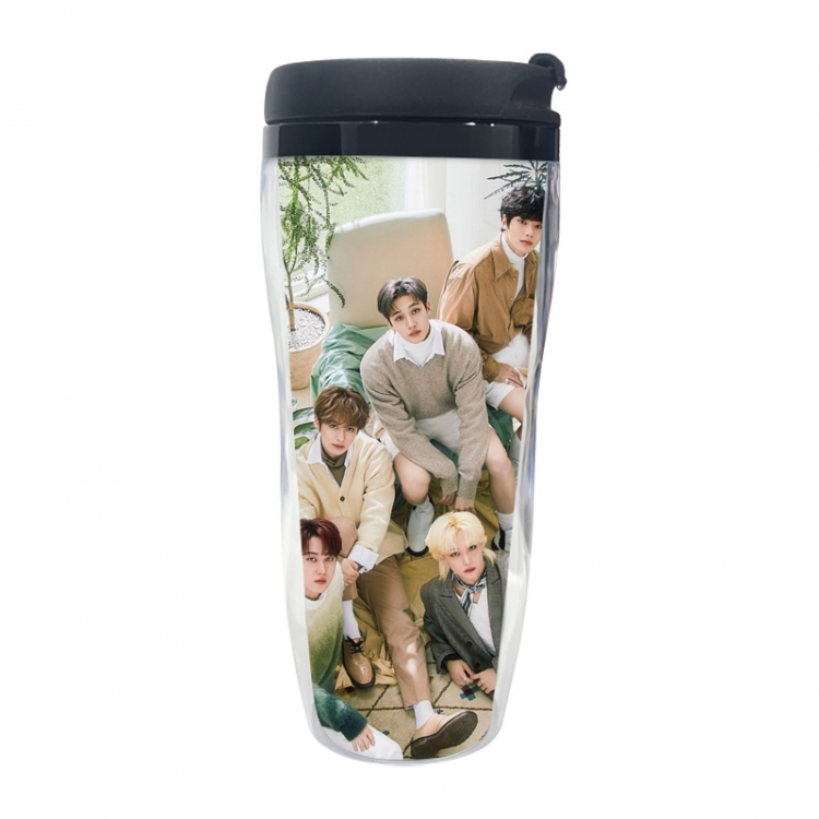 stray-kids Anime double-layer insulated water bottle and cup 350ML