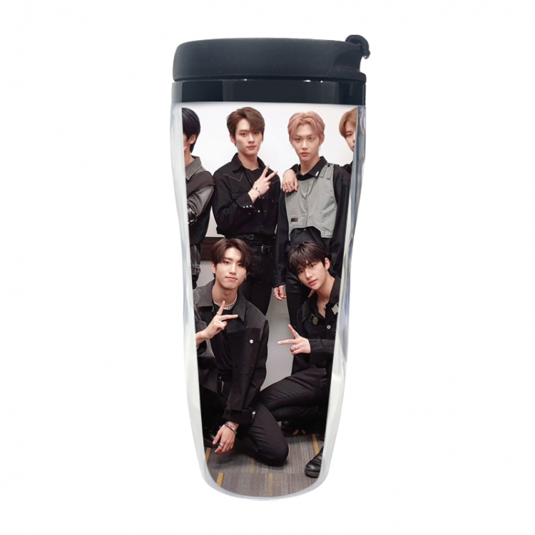 stray-kids Anime double-layer insulated water bottle and cup 350ML
