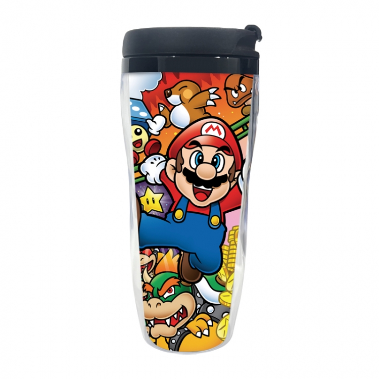  Super Mario Anime double-layer insulated water bottle and cup 350ML