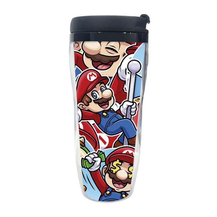  Super Mario Anime double-layer insulated water bottle and cup 350ML