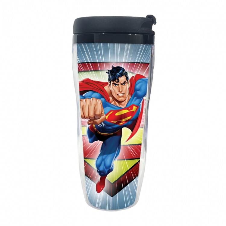 Superman Anime double-layer insulated water bottle and cup 350ML