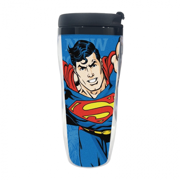 Superman Anime double-layer insulated water bottle and cup 350ML