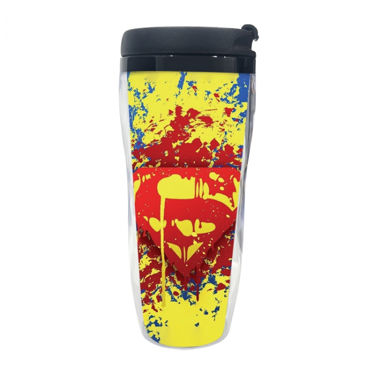 Superman Anime double-layer insulated water bottle and cup 350ML