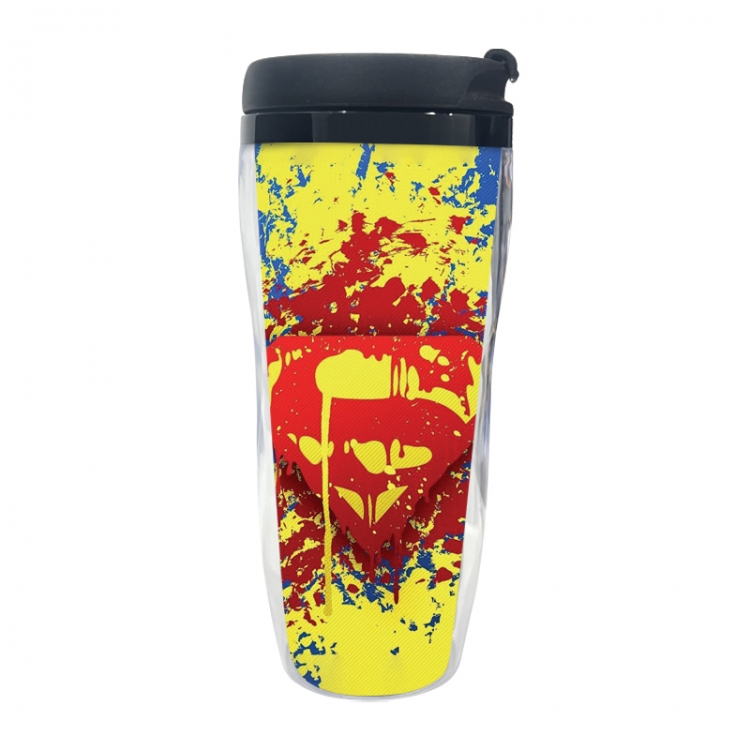 Superman Anime double-layer insulated water bottle and cup 350ML