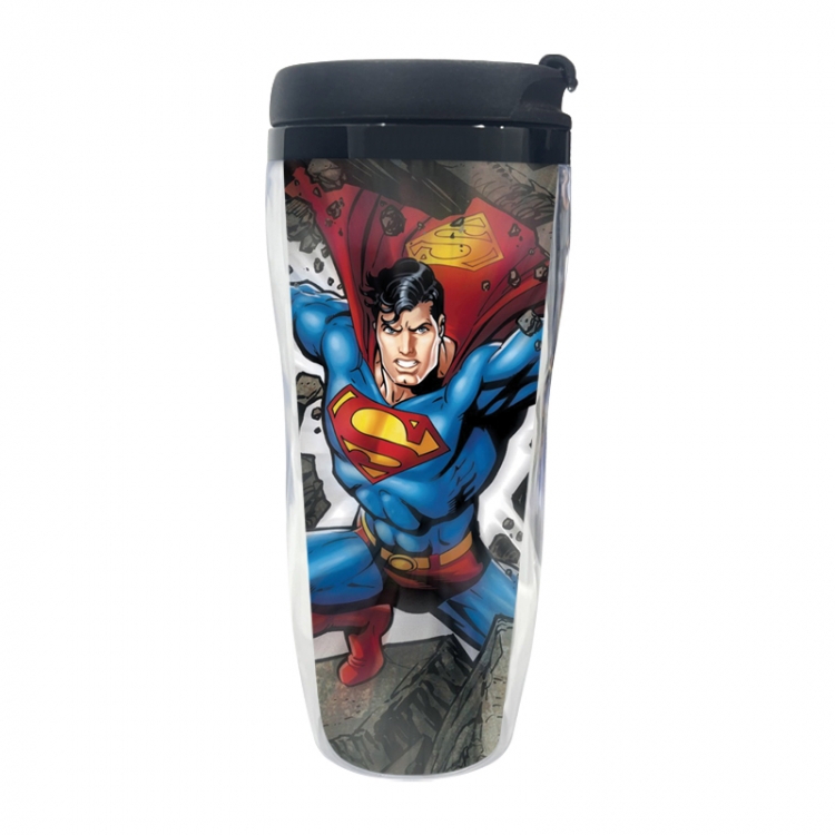 Superman Anime double-layer insulated water bottle and cup 350ML