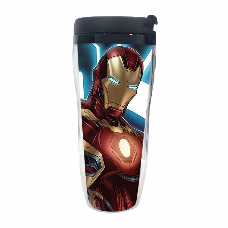  Iron Man Anime double-layer insulated water bottle and cup 350ML