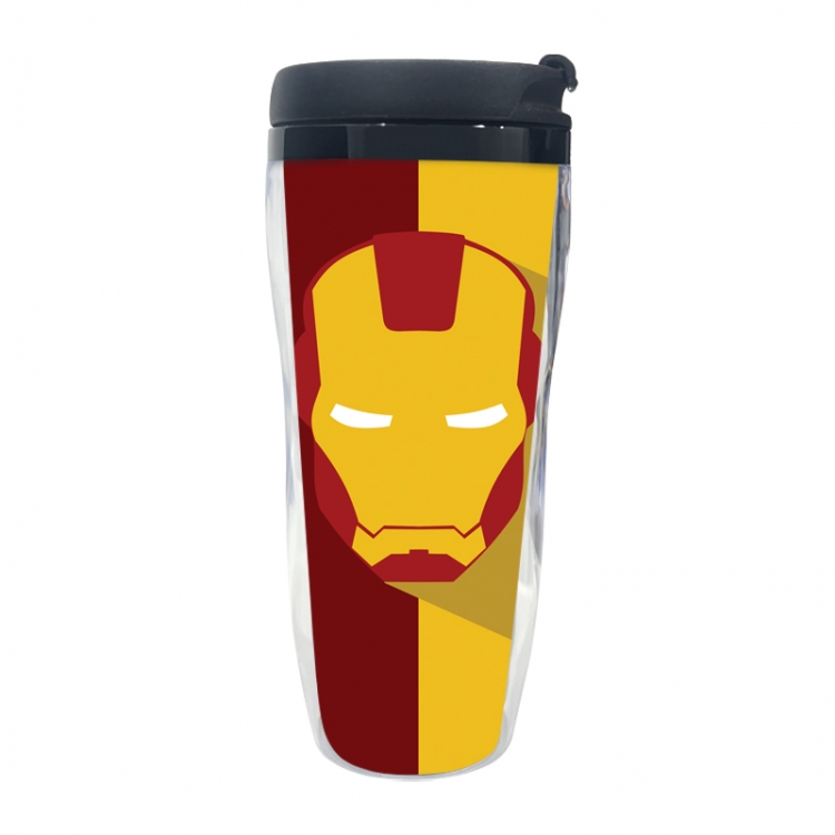  Iron Man Anime double-layer insulated water bottle and cup 350ML