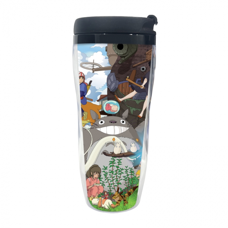 TOTORO Anime double-layer insulated water bottle and cup 350ML