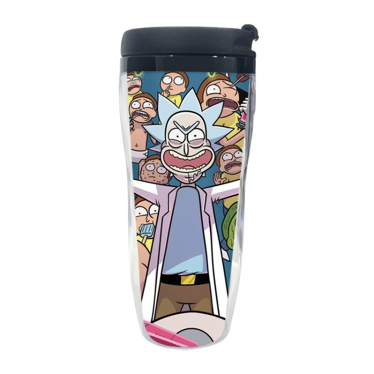 Rick and Morty Anime double-layer insulated water bottle and cup 350ML