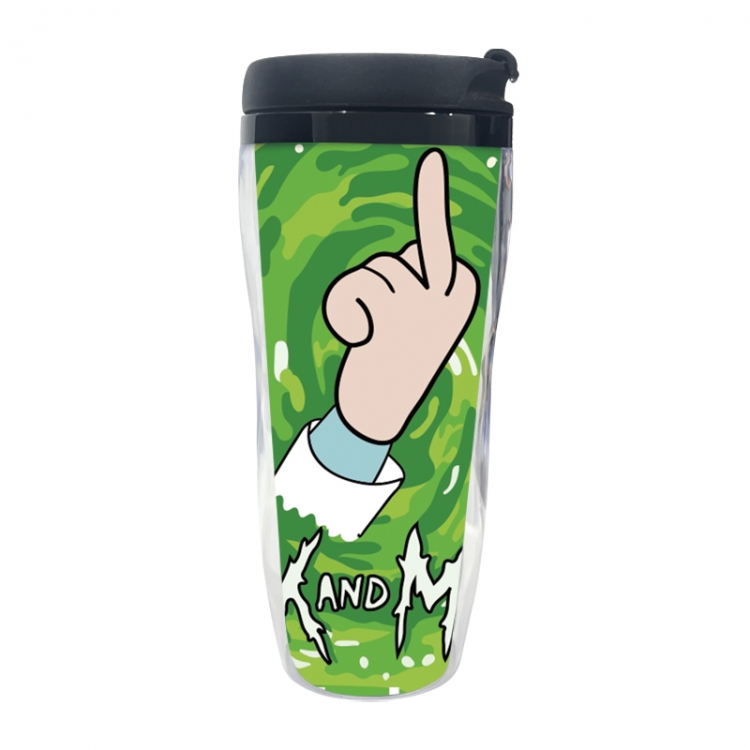 Rick and Morty Anime double-layer insulated water bottle and cup 350ML