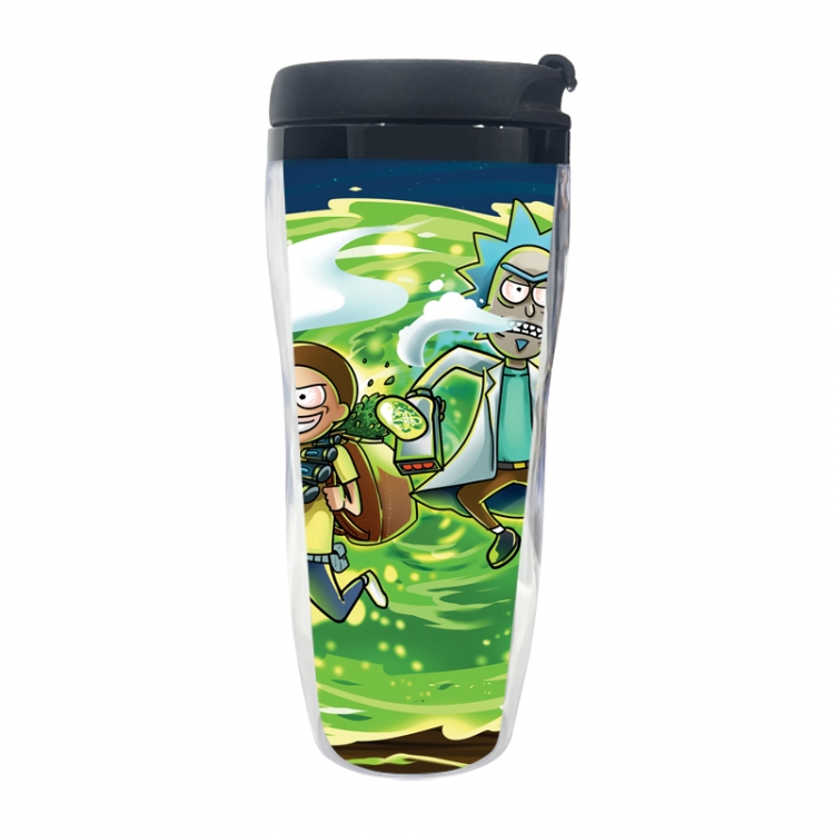 Rick and Morty Anime double-layer insulated water bottle and cup 350ML