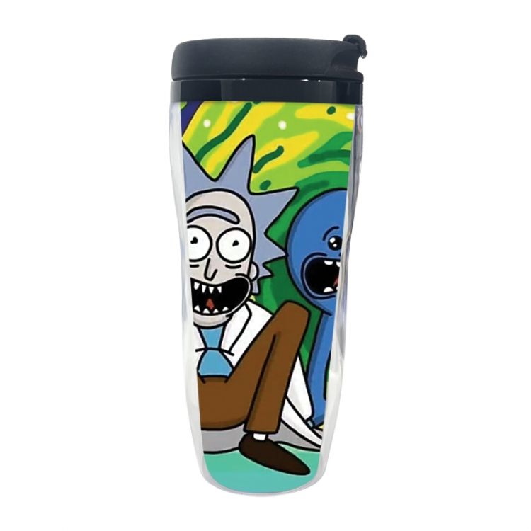 Rick and Morty Anime double-layer insulated water bottle and cup 350ML