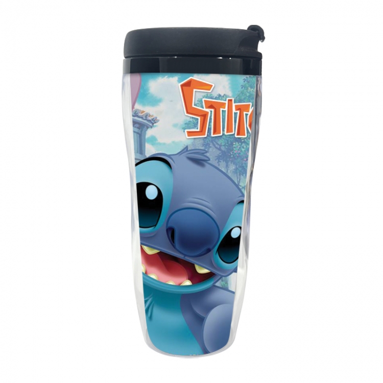 Lilo & Stitch Anime double-layer insulated water bottle and cup 350ML