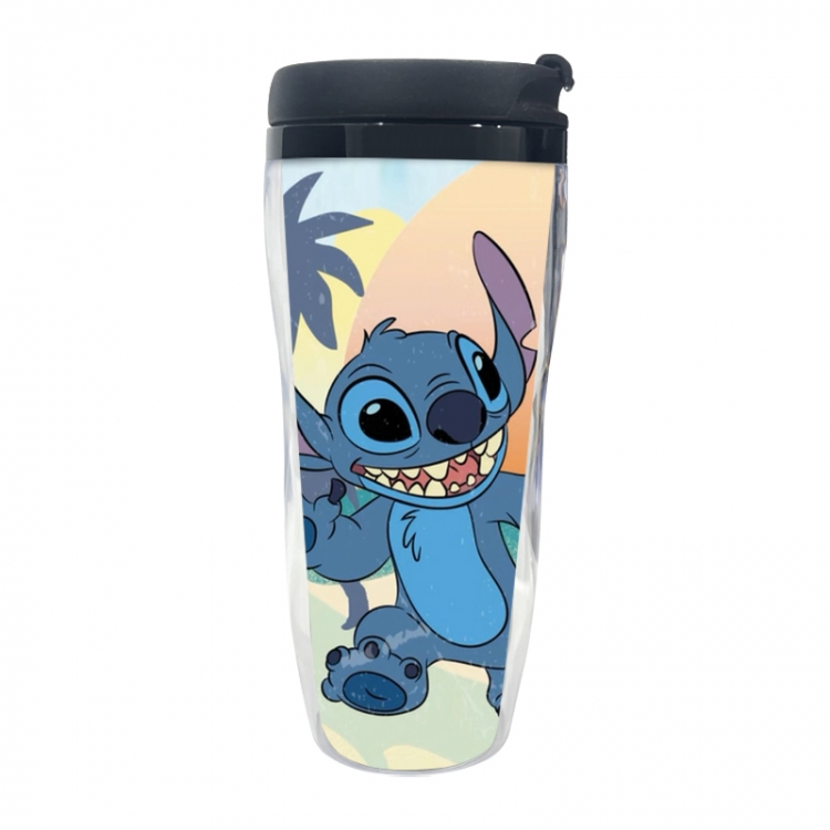 Lilo & Stitch Anime double-layer insulated water bottle and cup 350ML