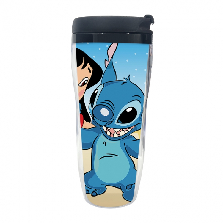 Lilo & Stitch Anime double-layer insulated water bottle and cup 350ML