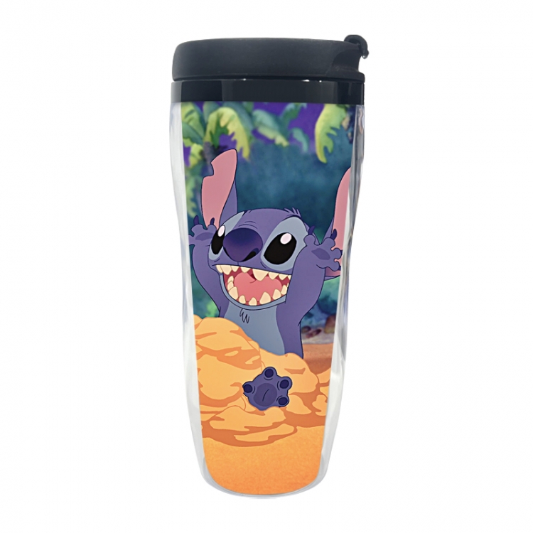 Lilo & Stitch Anime double-layer insulated water bottle and cup 350ML