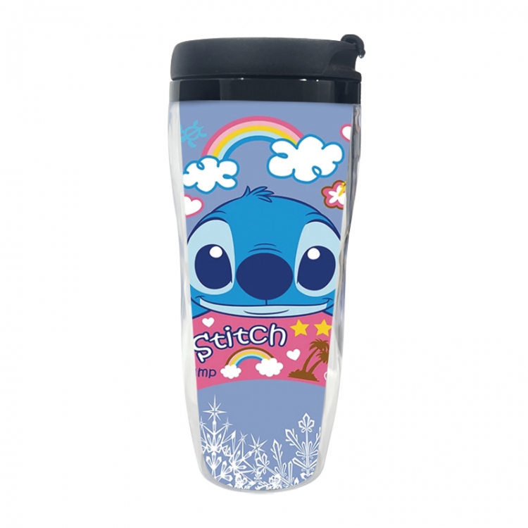 Lilo & Stitch Anime double-layer insulated water bottle and cup 350ML