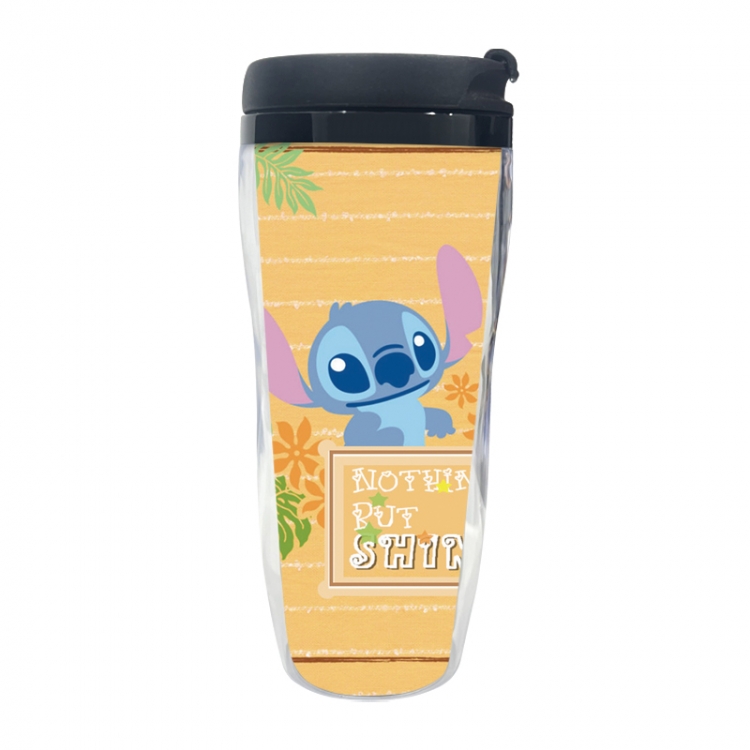 Lilo & Stitch Anime double-layer insulated water bottle and cup 350ML