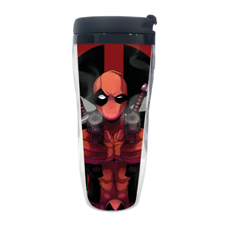Deadpool Anime double-layer insulated water bottle and cup 350ML
