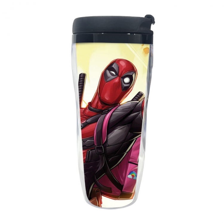 Deadpool Anime double-layer insulated water bottle and cup 350ML