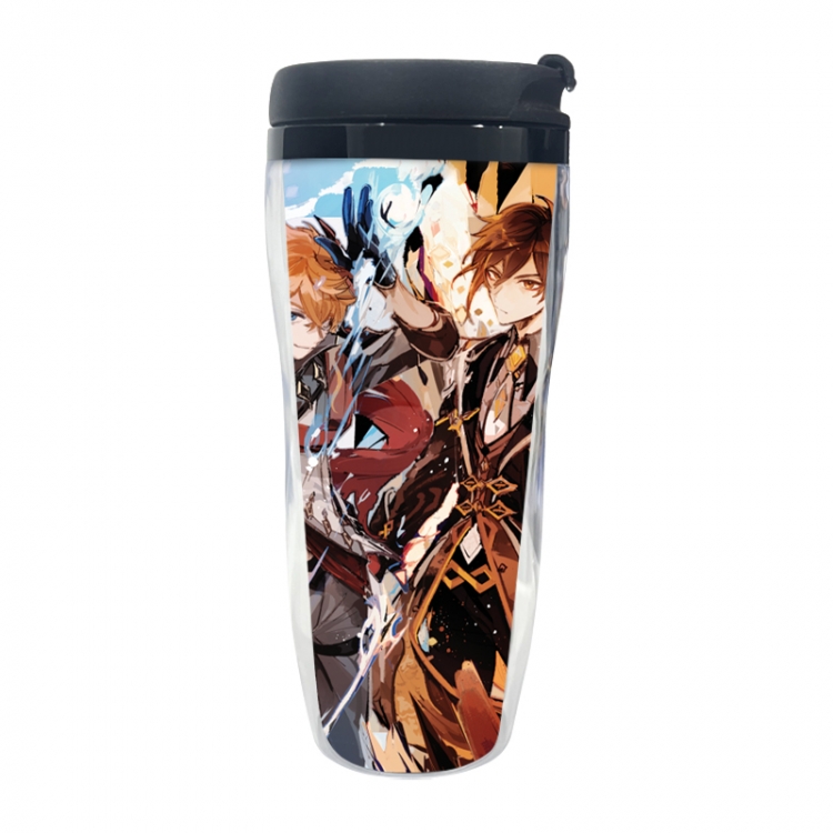 Genshin Impact  Anime double-layer insulated water bottle and cup 350ML