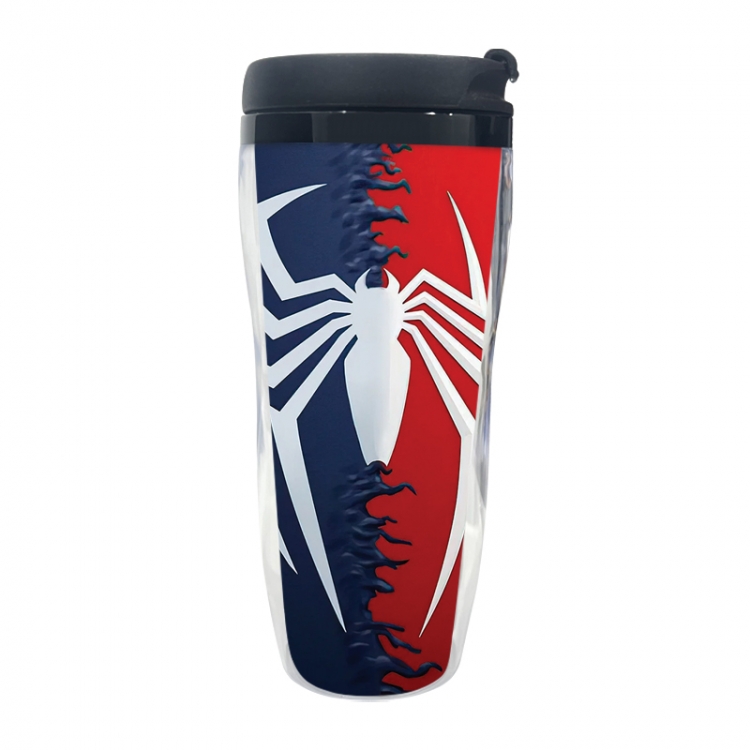 Spiderman Anime double-layer insulated water bottle and cup 350ML