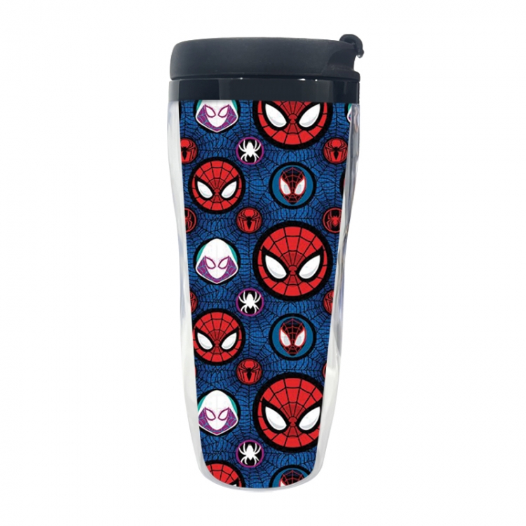 Spiderman Anime double-layer insulated water bottle and cup 350ML