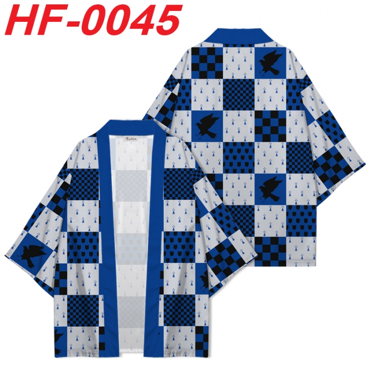 Harry Potter Anime digital printed French velvet kimono top from S to 4XL  HF-0045