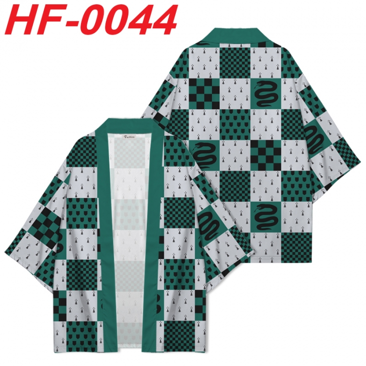 Harry Potter Anime digital printed French velvet kimono top from S to 4XL HF-0044