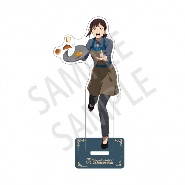 Chainsawman Anime characters acrylic sandwiching Standing Plates Keychain 15cm