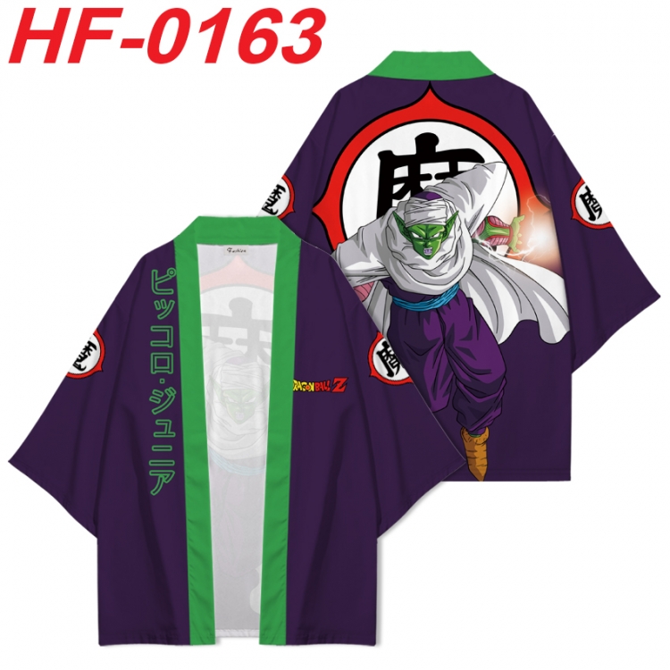 DRAGON BALL Anime digital printed French velvet kimono top from S to 4XL  HF-0163