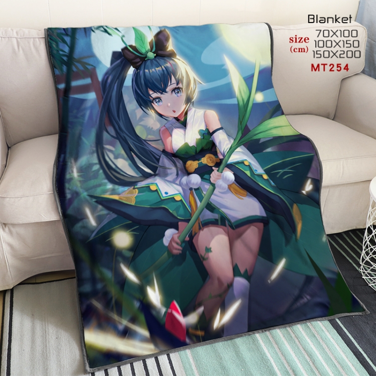 Onmyoji Anime oversized mink flannel blanket 150X200CM customizable