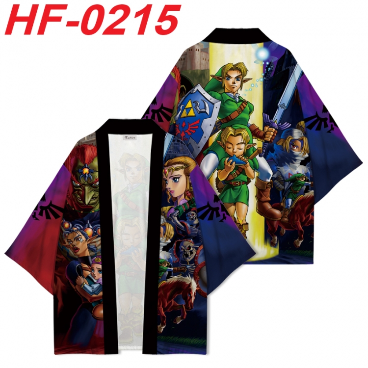 The Legend of Zelda Anime digital printed French velvet kimono top from S to 4XL  HF-0215