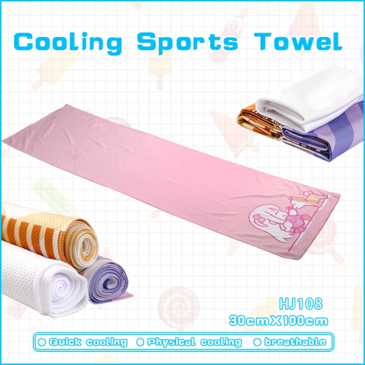 BOCCHI THE ROCK!  anime Cooling Sports Towel 30X100CM