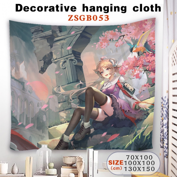 Arknights Anime tablecloth decoration hanging cloth 130X150 supports customization