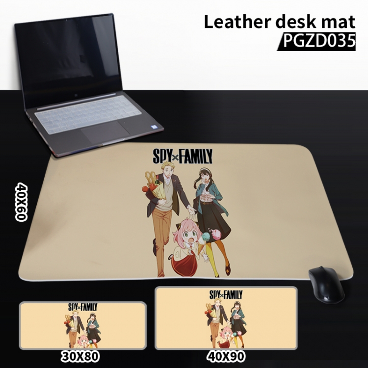 SPY×FAMILY Anime leather desk mat 40X90cm PGZD35