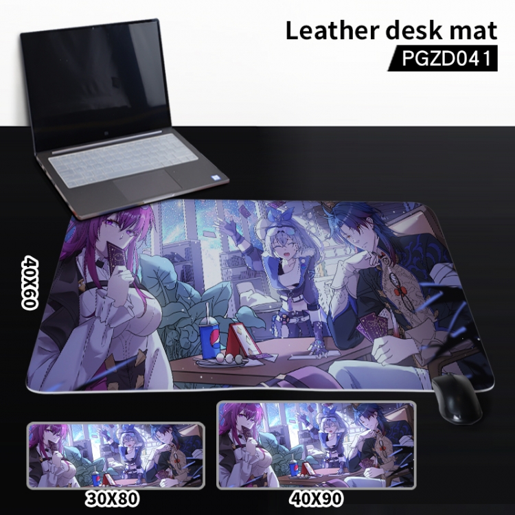 Honkai: Star Rail Anime leather desk mat 40X90cm PGZD41