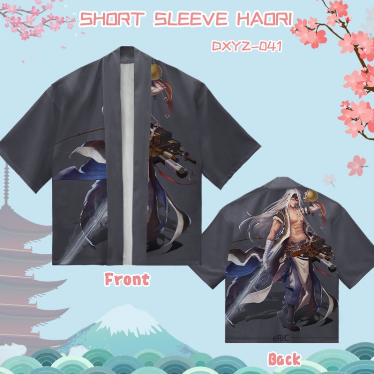DNF Anime and Wind Feather Weaving Short sleeved T-shirt