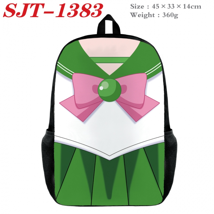 sailormoon Anime nylon canvas backpack student backpack 45x33x14cm