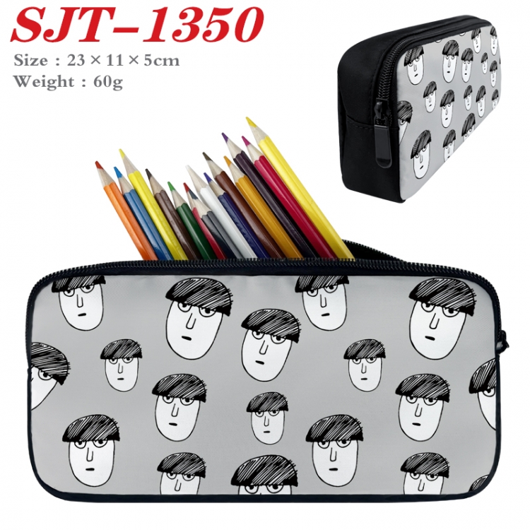 Mob Psycho 100 Anime nylon student pencil case 23x11x5cm