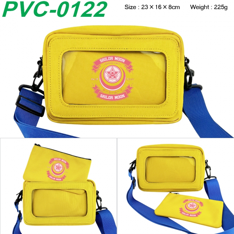 sailormoon Anime PVC transparent small shoulder bag 23x16x8cm