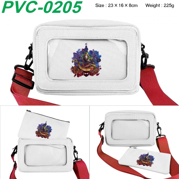 The Legend of Zelda Anime PVC transparent small shoulder bag 23x16x8cm