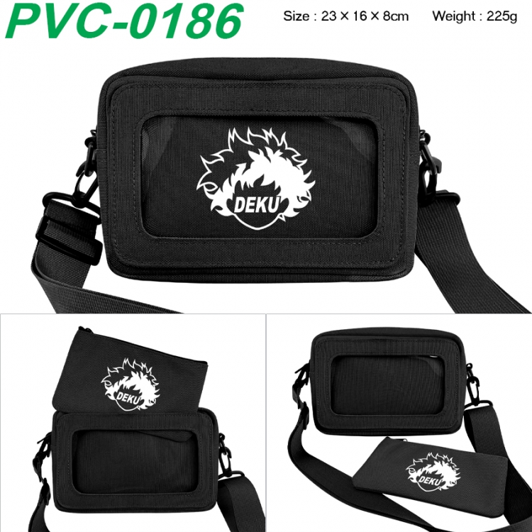 My Hero Academia Anime PVC transparent small shoulder bag 23x16x8cm