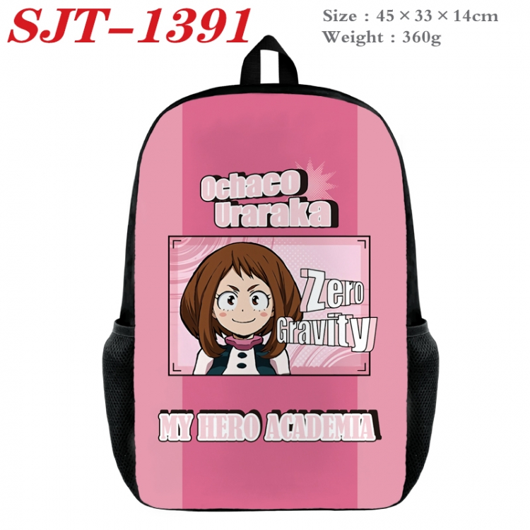 My Hero Academia Anime nylon canvas backpack student backpack 45x33x14cm